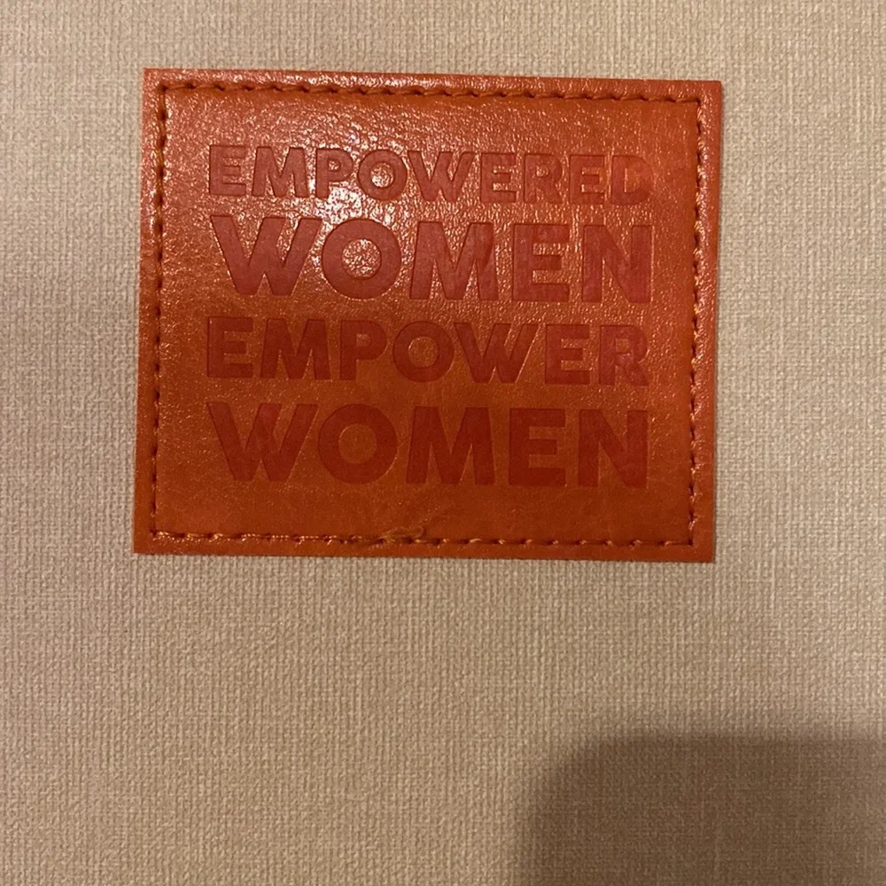 ~Aida + Jade~ “Empower Women” Faux Linen Notebook